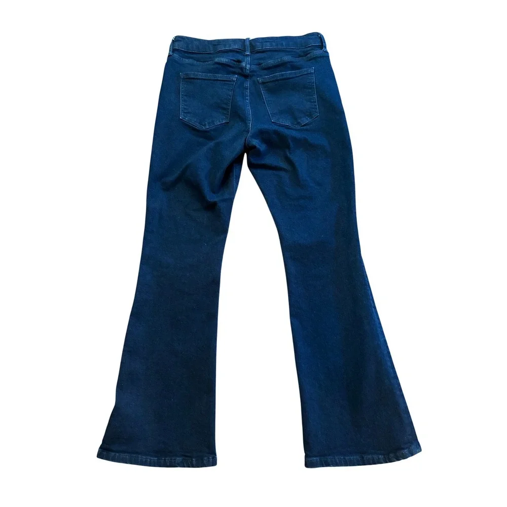 Boden Denim Womens 10P Bootcut Jeans Indigo Dark Wash Petite‎ Stretch 5-Pocket